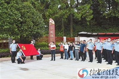 木康边检站联合州公路局开展主题党日活动 共筑边境安全防线